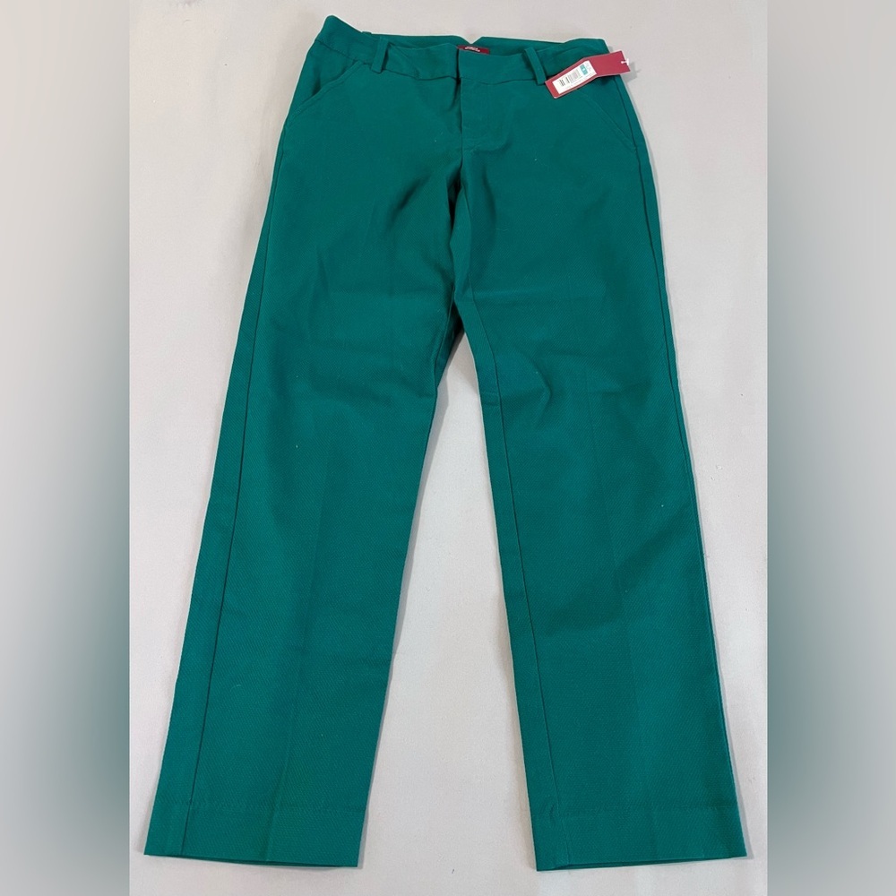 Merona Women's Stretch Extensible Straight Green Pants Size 2